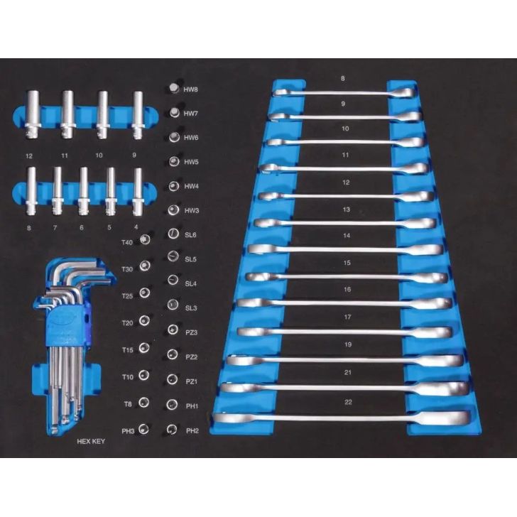 Tool trolley GW7 Black Line 165-piece