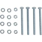 Connecting pipes for the set