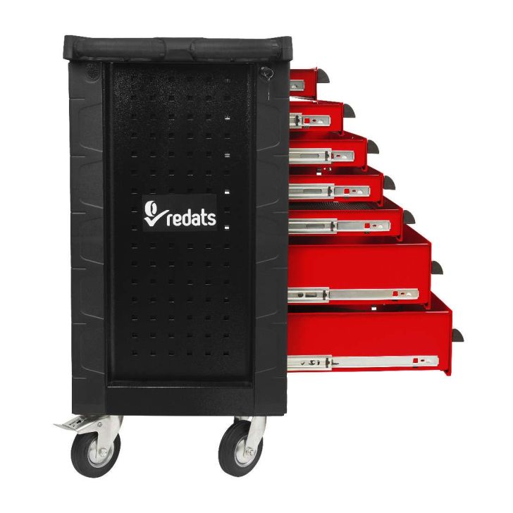 Tool trolley empty, 7 drawers