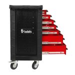 Tool trolley empty, 7 drawers