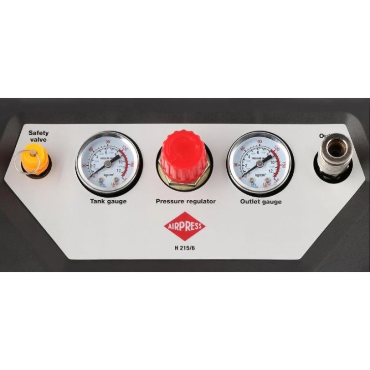 Without compressor oil H 215-6 8 bar 1.5 hp 92 l / min 6 l