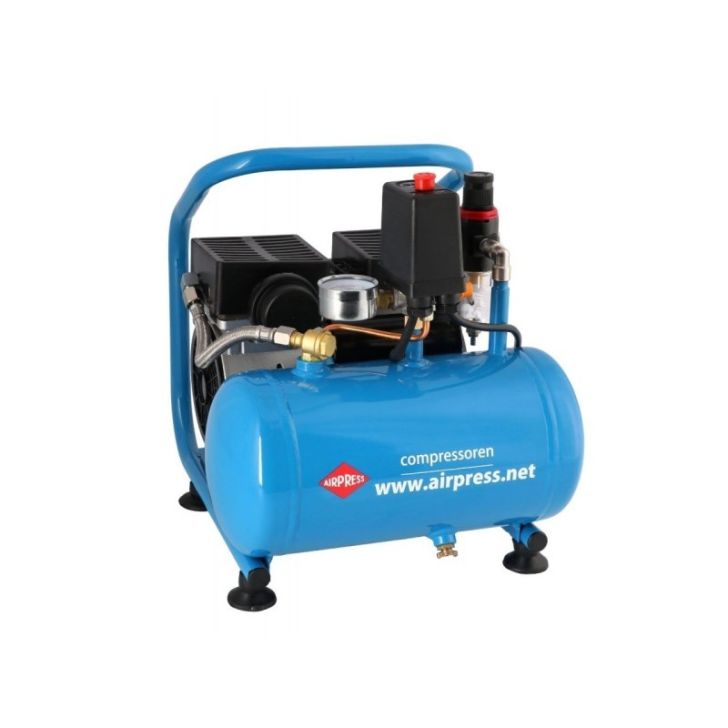 Silent oil-free air compressor L 6-95 8 bar 0.6 HP 76 l/min 6 l