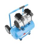 Бесшумный безмасляный воздушный компрессор LMO 25-250 2л.с./1,5 кВт 185 л/мин 25 л