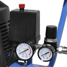 Bez eļļas gaisa kompresors 1.1 kW 104 l/min 24 l 2