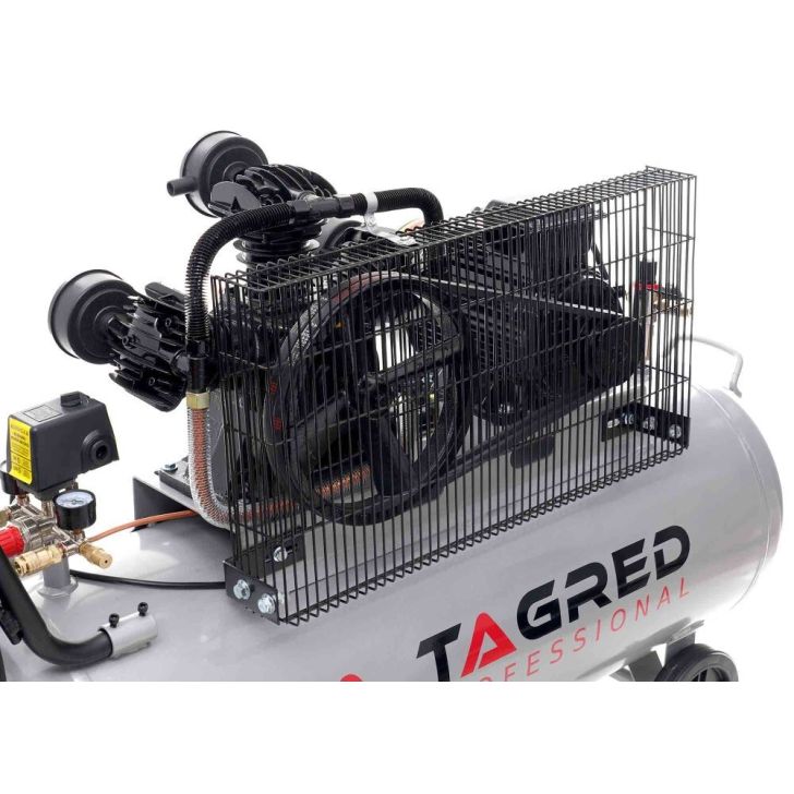 Compressor 150L, 650 l/min, 4.1 kW/3.0 kW, 3 cylinders, 400V, 8 bar
