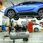 Compressor 300L, 1500 l/min, 9.5 kW/5.5 kW, 3 cylinders, 400V, 8 bar