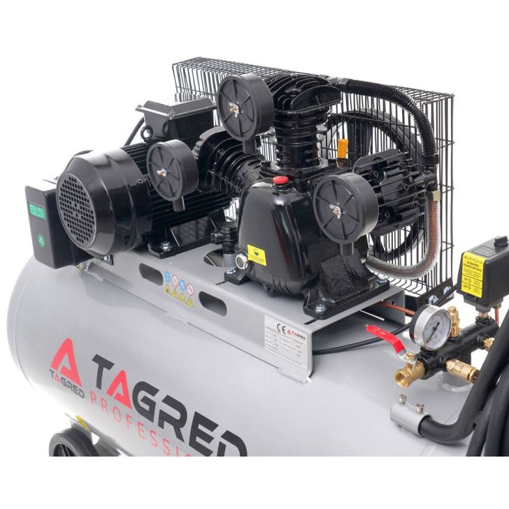 Компрессор 200л, 650 л/мин, 4,1кВт/3,0кВт, 400В, 8 бар