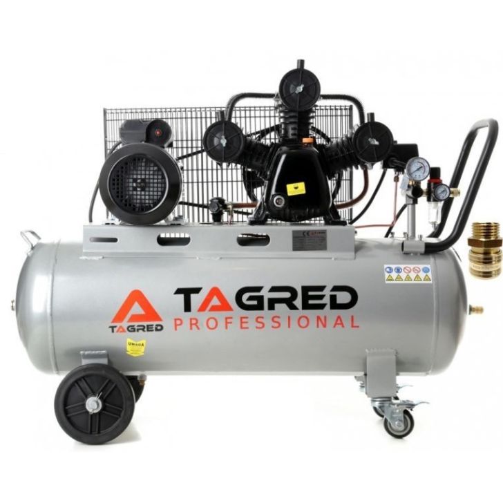 Compressor 100L, 650 l/min, 4.1 kW/3.0 kW, 3 cylinders, 230V, 8 bar