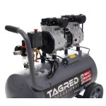 Compressor without oil 50L, 290 l/min, 2.0 kW/1.5 kW, 2 cylinders, 230V, 10 bar