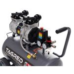 Compressor without oil 50L, 290 l/min, 2.0 kW/1.5 kW, 2 cylinders, 230V, 10 bar