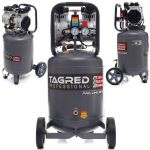 Компрессор без масла 50л, 290 л/мин, 2,0 кВт, 2 цилиндра, 230В, 10 бар