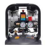 Oil-free compressor 50L, 290 l/min, 2.0 kW, 2 cylinders, 230V, 10 bar