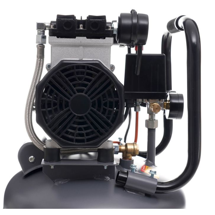Oil-free compressor 50L, 290 l/min, 2.0 kW, 2 cylinders, 230V, 10 bar