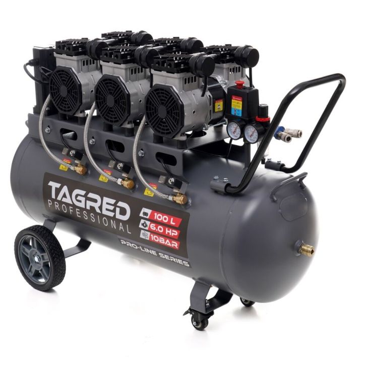 Compressor 100L, 911 l/min, 3x2.0 kW, 6 cylinders, 230V, 10 bar