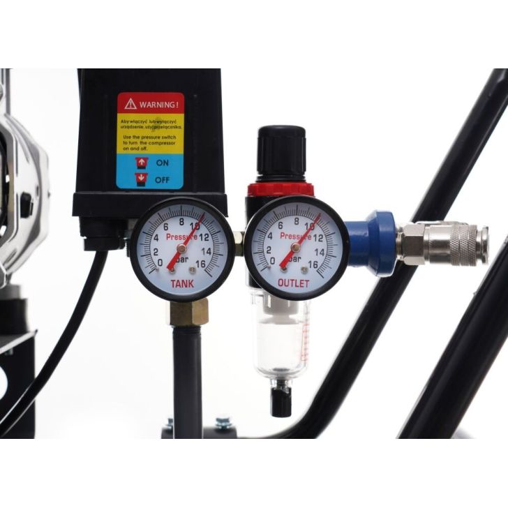 Компрессор 100л, 911 л/мин, 3х2,0 кВт, 6 цилиндров, 230В, 10 бар