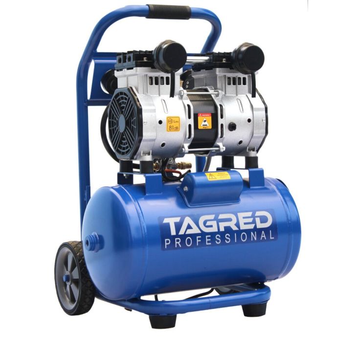 Compressor without oil 16L, 276 l/min, 2.0 kW/1.5 kW, 2 cylinders, 230V, 10 bar
