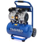 Compressor without oil 16L, 276 l/min, 2.0 kW/1.5 kW, 2 cylinders, 230V, 10 bar