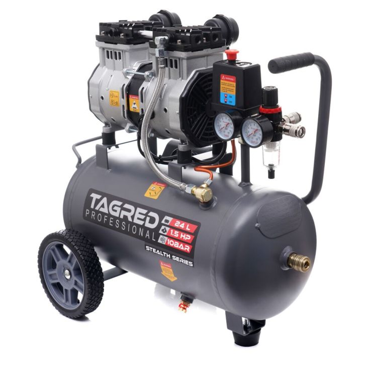 Compressor 24L, 218 l/min, 1.75kW/1.1 kW, 2 cylinders, 230V, 10 bar