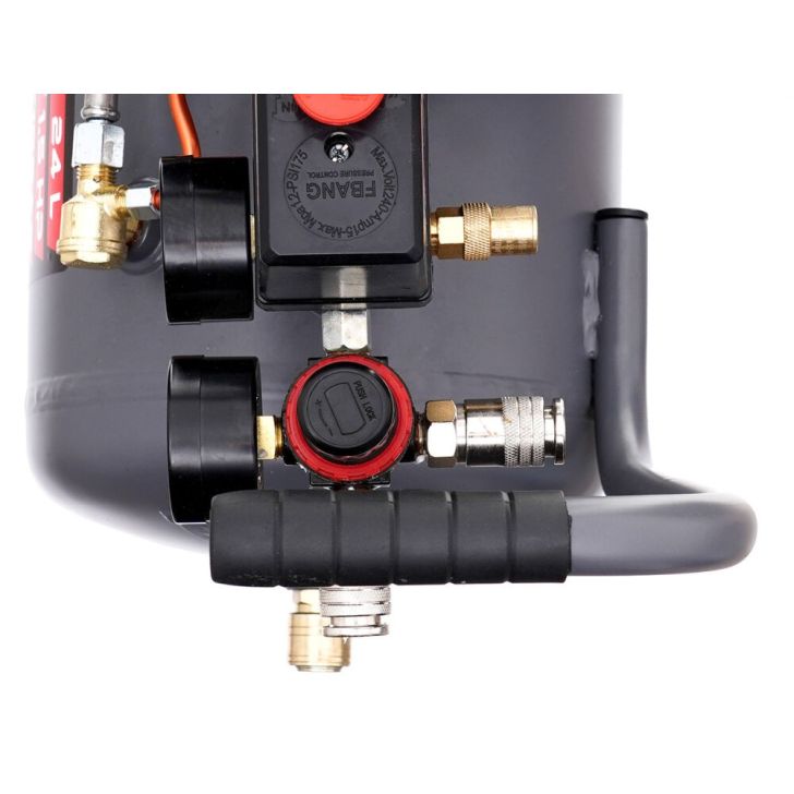 Compressor 24L, 218 l/min, 1.75kW/1.1 kW, 2 cylinders, 230V, 10 bar