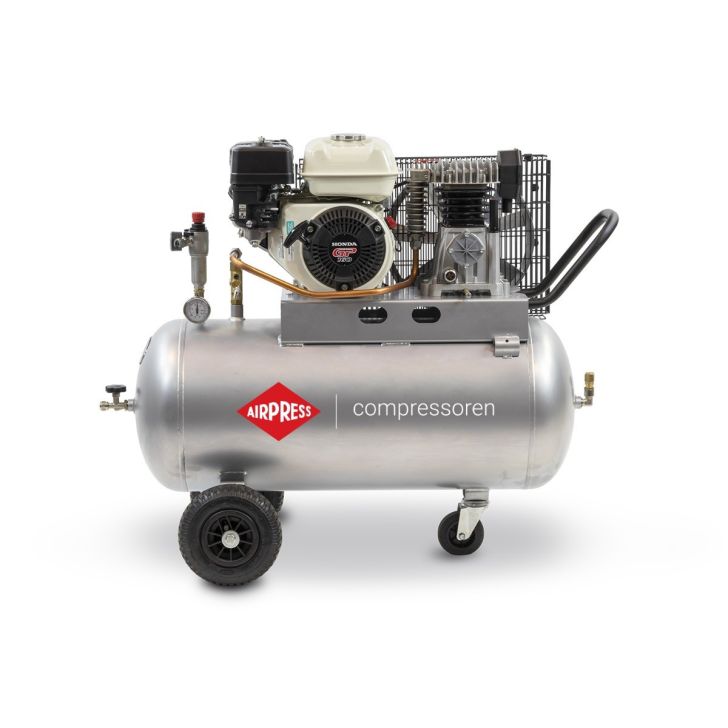 Compressor with petrol engine BM 100/320 (Honda GP160) 10 bar 4.8 HP/3.6 kW 220 l/min 100 l