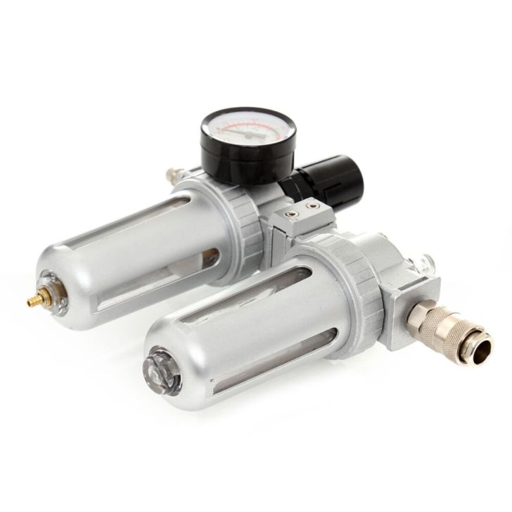 Gaisa reduktors ar ūdens separatoru 1/4" filtrs, eļļotājs