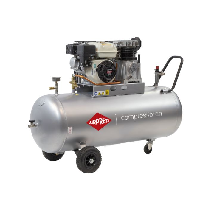 Kompresors ar benzīna dzinēju BM 200/410 (Honda GP160) 10 bāri 4,8 ZS/ 3,6 kW 247 l/min 200 l