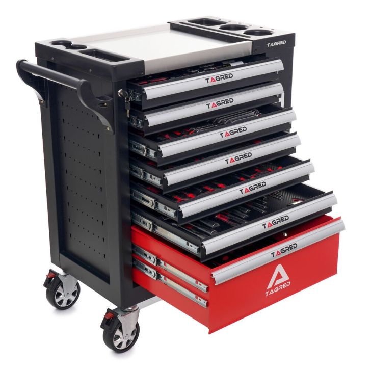 Инструментальная тележка с инструментами 298 шт.