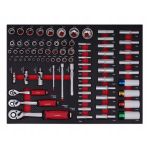 Tool trolley with tools 298 pcs.