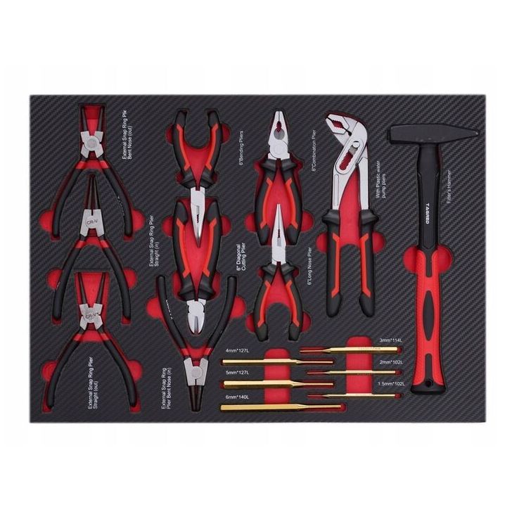 Tool trolley with tools 298 pcs.