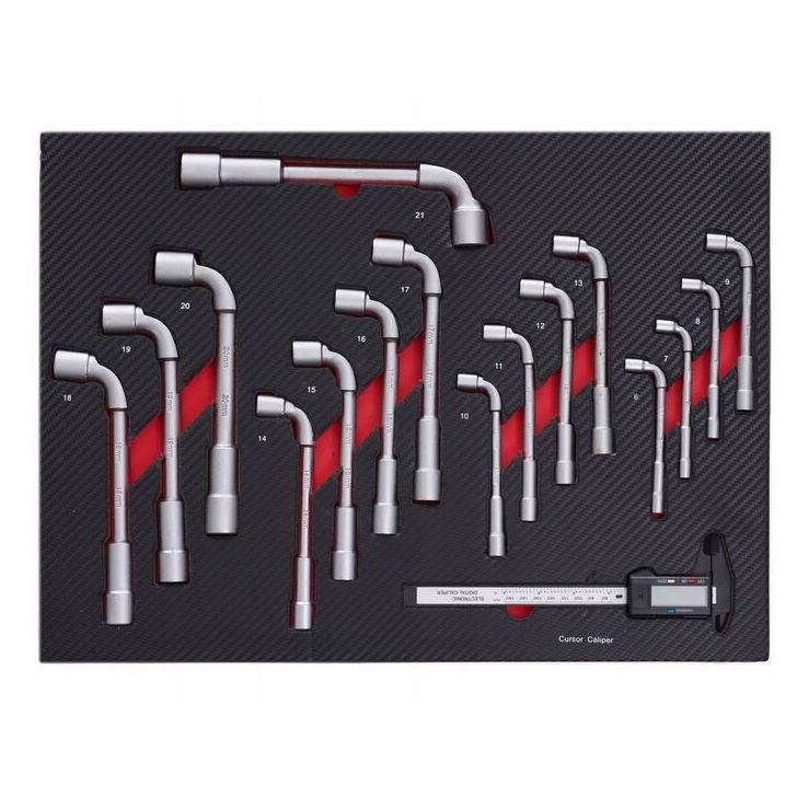 Tool trolley with tools 298 pcs.