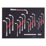 Tool trolley with tools 298 pcs.