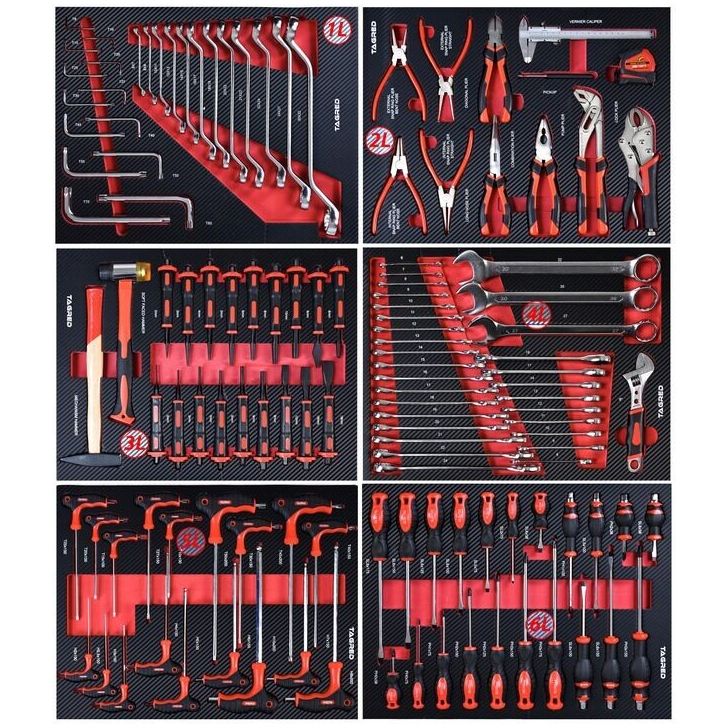 Tool trolley with XXL tools 541 pcs.