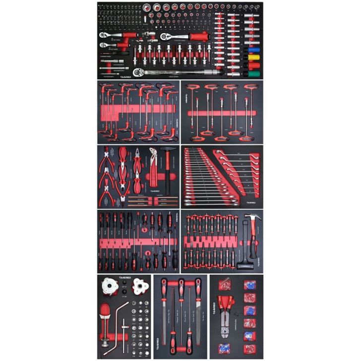 Instrumentu ratiņi ar instrumentiem XXL 479 gab.