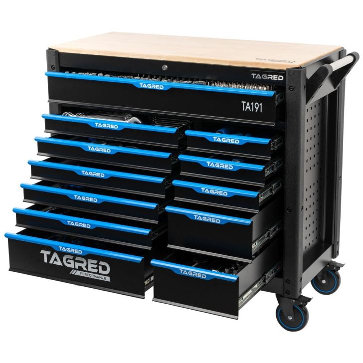 Tool trolley with tools 501 pcs.