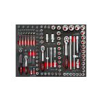 Tool trolley with tools 447 pcs.