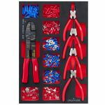 Tool trolley with tools 447 pcs.