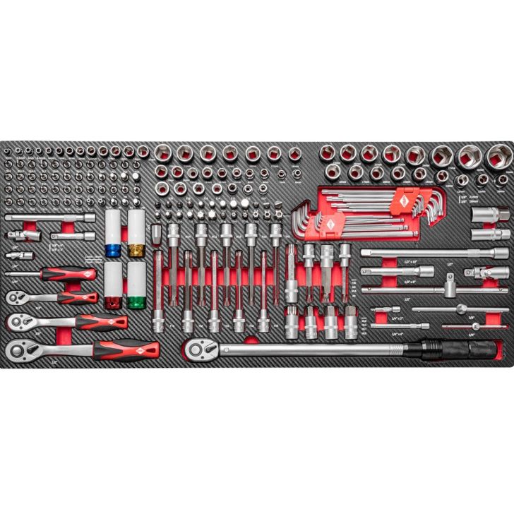 Tool trolley with 360 tools.