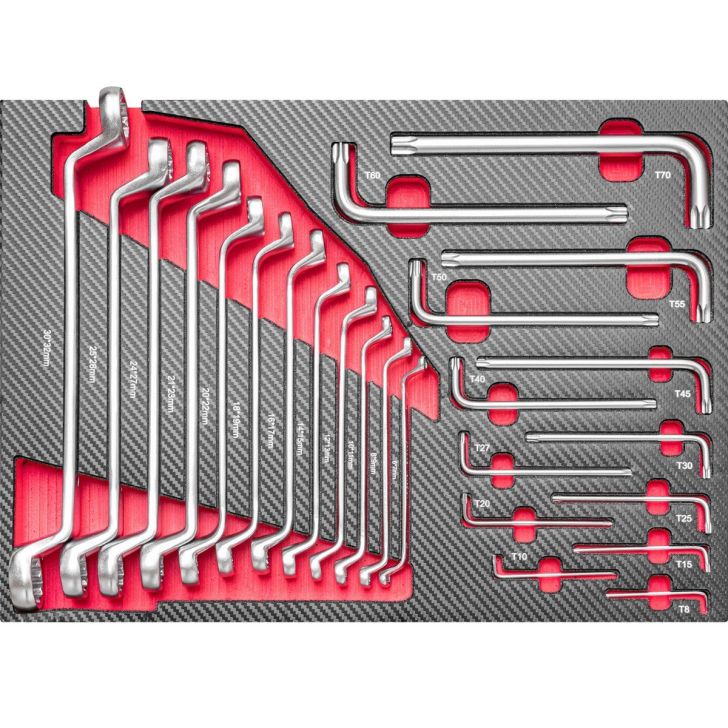 Tool trolley with 360 tools.