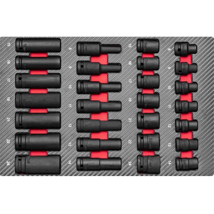 Tool trolley with 360 tools.