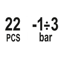 Vakuuma/spiediena pārbaudes komplekts 2