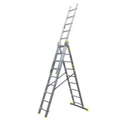 Three-part multifunctional ladder Bayersystem BS-DW 3x9