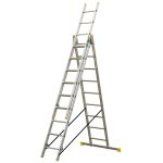 Trīsdaļīgas daudzfunkcionālas kāpnes Bayersystem BS-DW 3x9