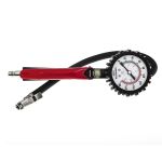Pumping gun with pressure gauge 0-12 bar, PSI