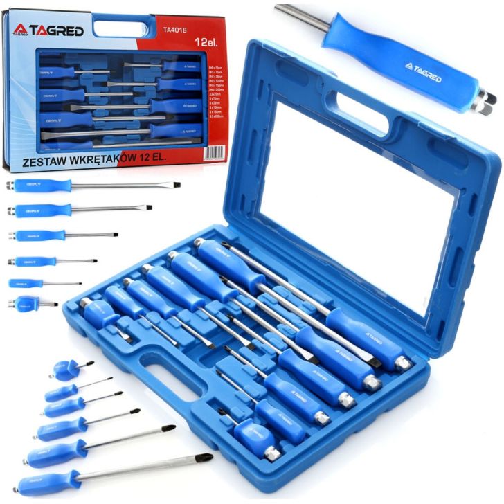 Screwdriver set 12 pcs.