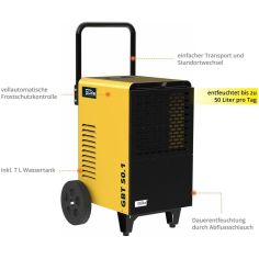 Celtniecības sausinātājs Profi GBT 50.1 230V 50 Liter / 24h 2