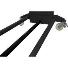 Work and assembly table with beech multiplex perforated grid board AMT 500 BL 2