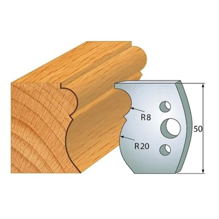 Profile knife profile №.502-2 pcs. 50x4 mm SP