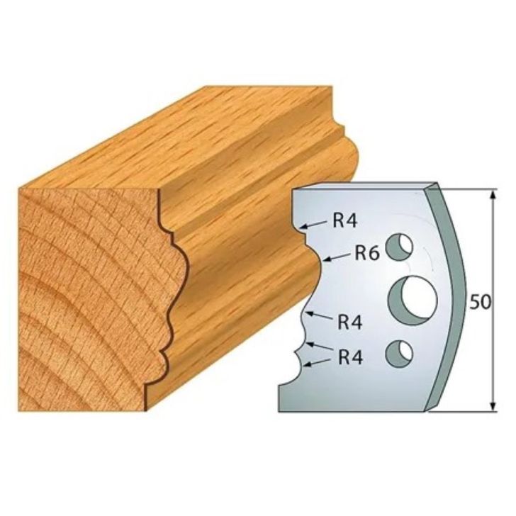 Profile knife profile №.511-2 pcs. 50x4 mm SP