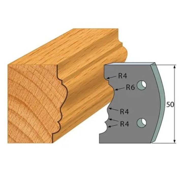 Anti-knife profile №.511-2 pcs. 50x4 mm SP