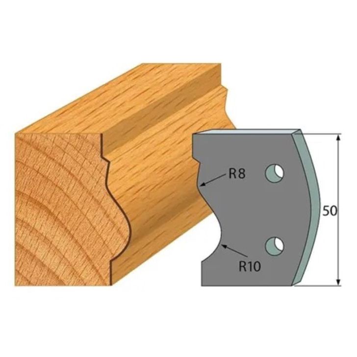 Anti-knife profile №.510-2 pcs. 50x4 mm SP